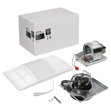 Housing Kit, White, Powder Coated, Steel MPN:BHFLED80F
