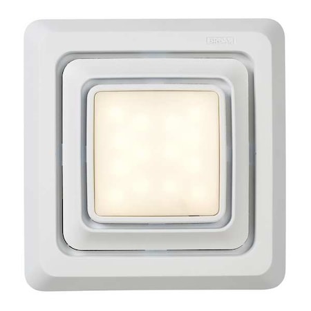 LED Lighted Grille, 9 3/4In, Plastic, White MPN:FG600