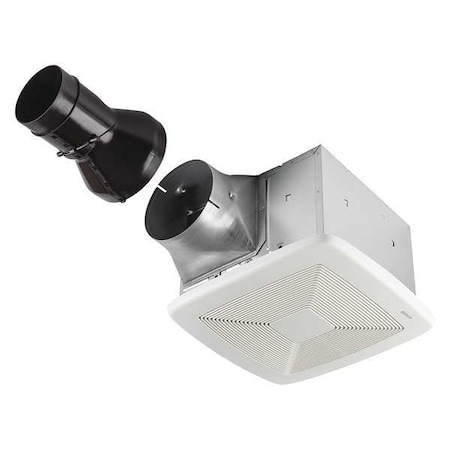 Ceiling Bathroom Fan, 110 cfm cfm, 4 in Duct Dia., 120V AC, Energy Star Certified MPN:RB110