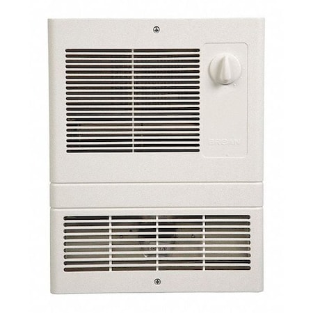 Electric Wall Heater, 1550 W, 120/240VAC, White MPN:9815WH