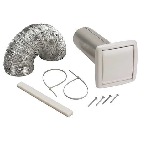 Wall Vent Kit, Flexible Duct, 5 ft. L MPN:WVK2A
