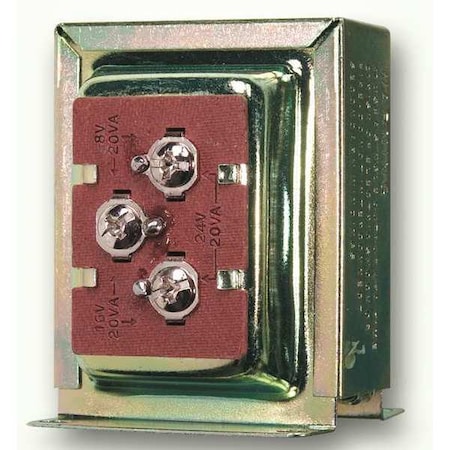 Tri-volt 8, 16, 24 Volt 20 VA Transformer MPN:C909