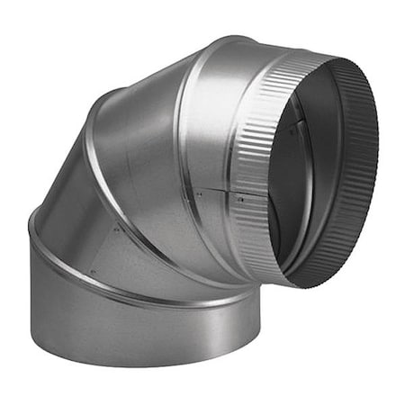 10IN Adjustable Elbow, Galvanized Steel, 30 GA, 10