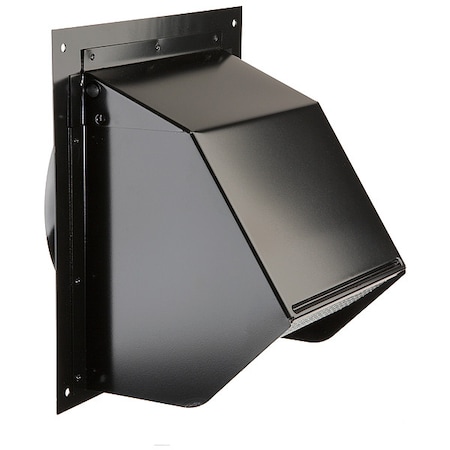 Wall/Soffit Vent, Inlet Diameter 6 in, Steel MPN:843BL
