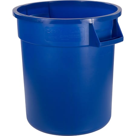 10 gal Round Heavy Duty Plastic Can, Blue MPN:84101014