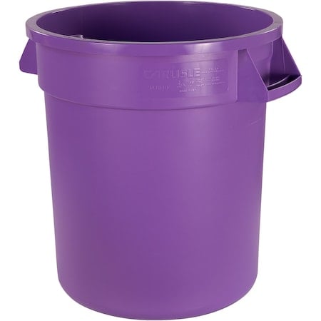10 gal Round Heavy Duty Plastic Can, Purple MPN:84101089