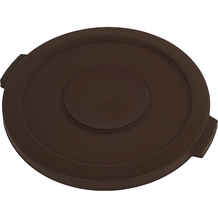 Trash Can Lid, 10 gal Bronco Rnd Lid Brwn MPN:84101101
