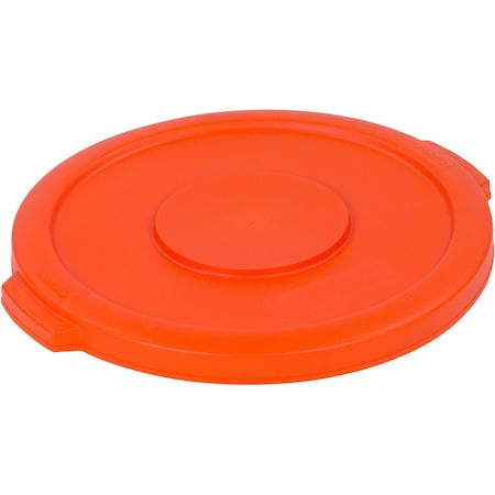 Trash Can Lid, 10 gal Bronco Rnd Lid Orng MPN:84101124