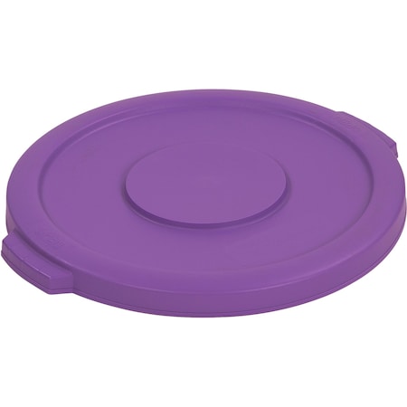 Trash Can Lid, 10 gal Bronco Rnd Lid Prpl MPN:84101189
