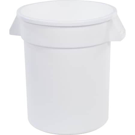 Trash Can, 20 gal Bronco Rnd Trsh Can Wht MPN:84102002