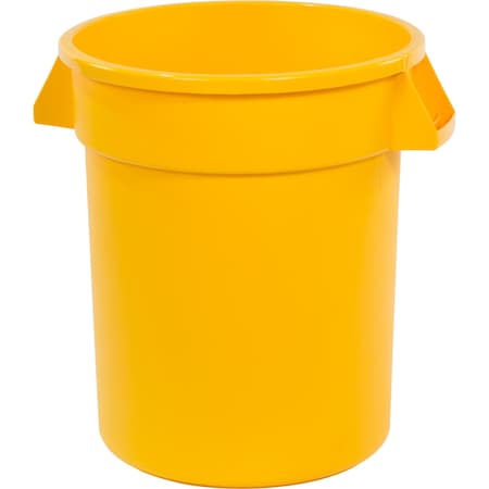 Trash Can, 20 gal Bronco Rnd Trsh Can Ylw MPN:84102004