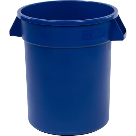 Trash Can, 20 gal Bronco Rnd Trsh Can Bl MPN:84102014