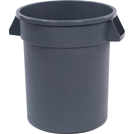 20 gal Round Trash Can, Gray MPN:84102023