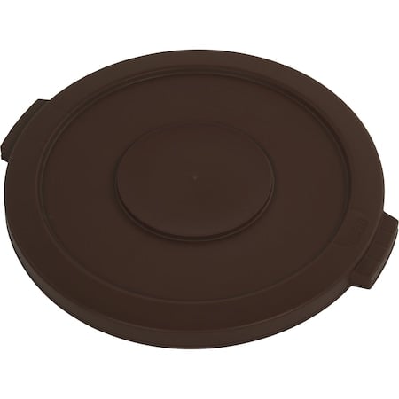 Trash Can Lid, 20 gal Bronco Rnd Lid Brwn MPN:84102101