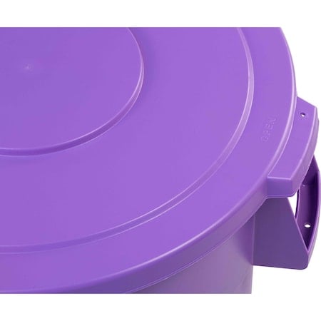 44 Gal Trash Can Lid, Purple MPN:84104589
