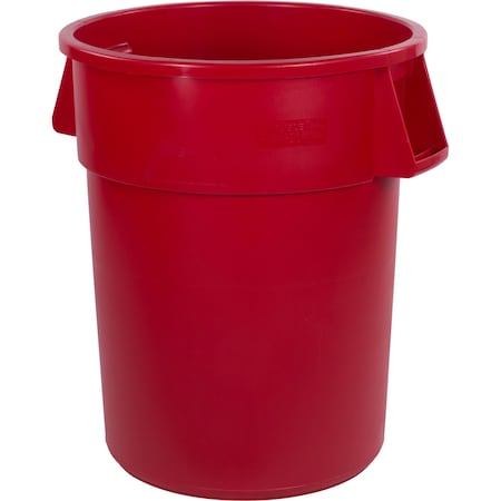 Trash Can, 55 gal Bronco Rnd Trsh Can Red MPN:84105505