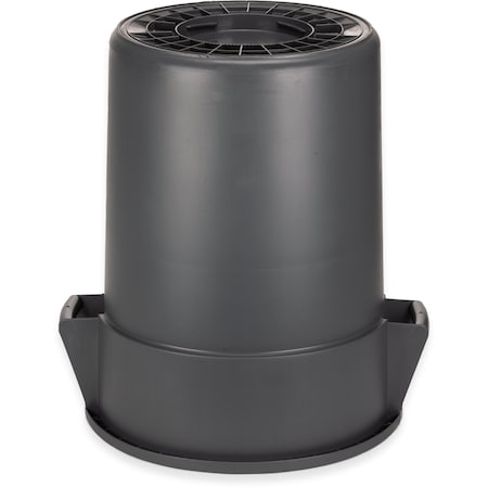 Trash Can, 55 gal Bronco Rnd Trsh Can Gr MPN:84105523