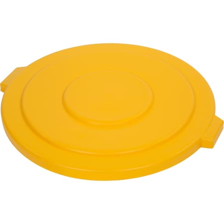 55 Gal Trash Can Lid, Yellow MPN:84105604
