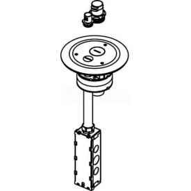Wiremold 4FFATC15BS Poke-Thru Assembly 4