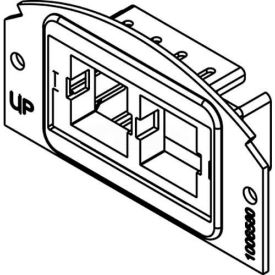 Wiremold 682a Poke-Thru 1/2 Gang 2a Communication Plate 682A* - Pkg Qty 5