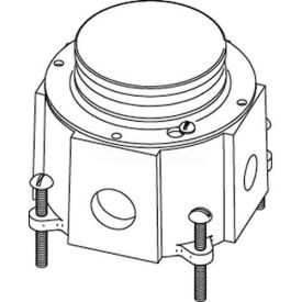 Wiremold 800cilck Floor Box 800 Series Cast-Iron Floor Box Conduit Openings 800CILCK* - Pkg Qty 4