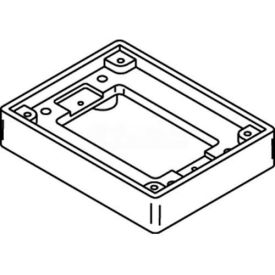 Wiremold 817t Floor Box 1-Gang Tile Flange Brass 817T* - Pkg Qty 5