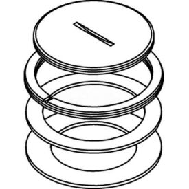 Wiremold 825ck Floor Box 800 Series Conversion Kit Cover Brass 2-1/4