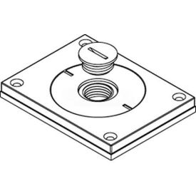 Wiremold 830cktcal-1/2 Floor Bx Cvr. For Power Or Comm Brushed Alum. 2