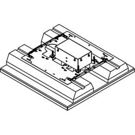 Wiremold 8802S-FC Floor Box 2-Gang Floor Box Fire Classified Flush 8802S-FC