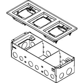 Wiremold 880W3838TCAL Floor Box 880W3 Series Box W/3 Gang 838TCAL Aluminum Cover 880W3838TCAL*