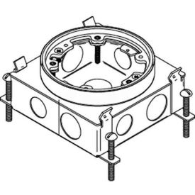 Wiremold 885b Floor Box Steel Ko Configuration 4 Sides 885B - Pkg Qty 8