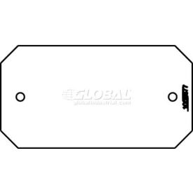 Wiremold 8b Poke-Thru 1-Gang Blank Plate 8B* - Pkg Qty 10