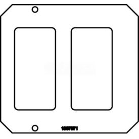Wiremold 8CREST Poke-Thru 2-Gang Crestron Plate 8CREST*