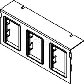 Wiremold C10105p-3act Floor Box Ac10105 Plate W/(3) 6a Mini Adapter Bezels C10105P-3ACT* - Pkg Qty 10