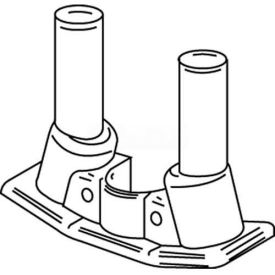 Wiremold Com50 Poke-Thru Communication Adapter For (2) 1/2