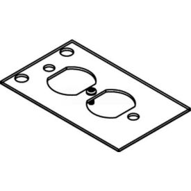 Wiremold Crfb-D-4 Floor Box Crfb Series Device Plate #4 CRFB-D-4* - Pkg Qty 10