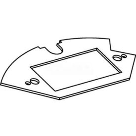 Wiremold Crfb-Gfi-3 Floor Box Gfi Device Plate For Round Raised Floor Box CRFB-GFI-3* - Pkg Qty 10