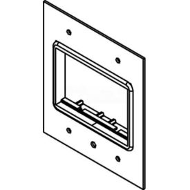 Wiremold Dgt-Rt Floor Box Ac Series Top Plate W/(1) Ort Lt Gray Bezel DGT-RT - Pkg Qty 10