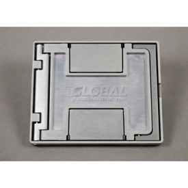 Wiremold FPCTNK Floor Box Floorport Flangeless Cover Assembly W/Carpet Insert Nickel FPCTNK* - Pkg Qty 8