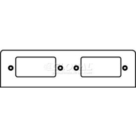 Wiremold Fpss-Ss Poke-Thru 2-Gang Plate W/2 Surge Suppression Openings FPSS-SS* - Pkg Qty 20
