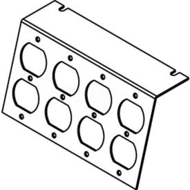 Wiremold P8105-4dp Floor Box Ac8105 Plate (4) Duplex Devices Kos P8105-4DP* - Pkg Qty 10