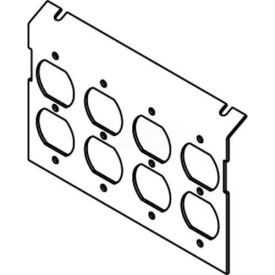 Wiremold P8850-4dp Floor Box Ac8850 Plate (4) Duplex Devices Kos P8850-4DP* - Pkg Qty 10