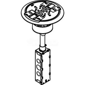 Wiremold RC4ATCAA Poke-Thru Flange & Slide Holder Assembled Unit Aluminum RC4ATCAA*
