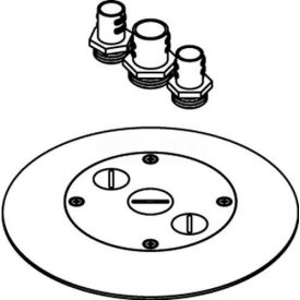 Wiremold RC7CFFTCAL Poke-Thru Flange/Cover Assembly Aluminum RC7CFFTCAL*