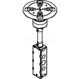 Wiremold RC9A15TCBK Poke-Thru Flange & Slide Holder Assembled Unit Black RC9A15TCBK*