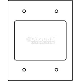 Wiremold Rfb119-2sab Floor Box 2-Gang With (2) 2a Size Bezels-Communication Device Plate RFB119-2SAB - Pkg Qty 10