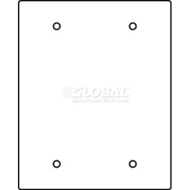Wiremold Rfb119-2sb Floor Box 2-Gang Blank Sectional Device Plate RFB119-2SB* - Pkg Qty 10