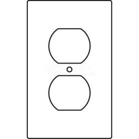 Wiremold Rfb119-D Floor Box 1-Gang Duplex Receptacle Device Plate RFB119-D* - Pkg Qty 10