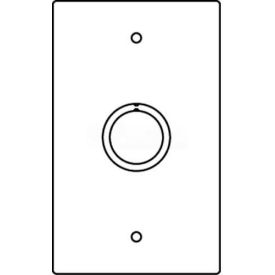 Wiremold Rfb119-Ko Floor Box 1-Gng Combination Device Plate 1/2
