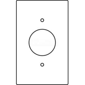 Wiremold Rfb119-Sr1 Floor Box 1-Gang Single Receptacle Device Plate-1.39